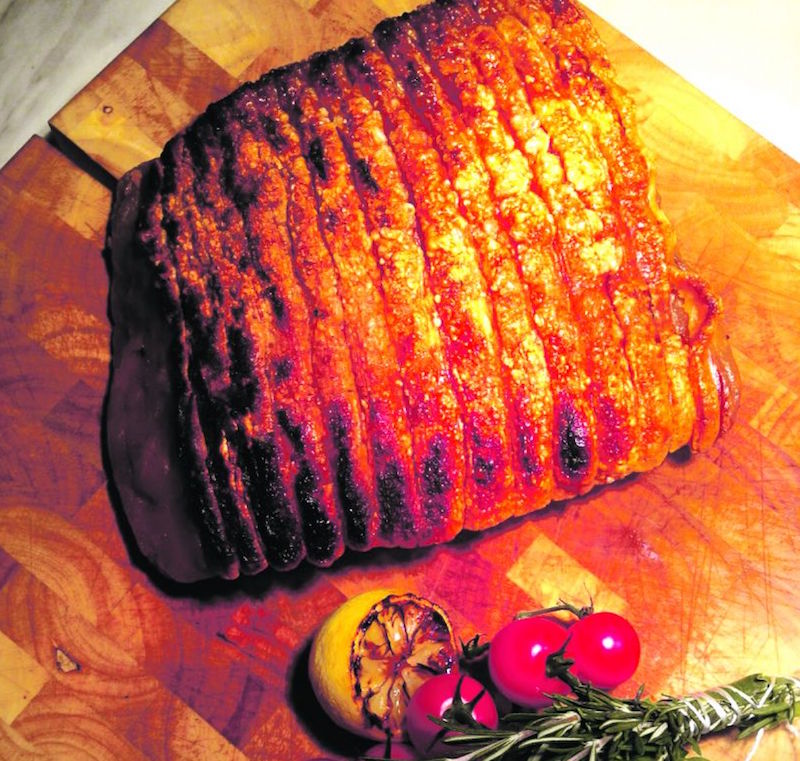 Could a perfectly cooked roasted Duroc pork belly help you ignore the hefty price tag? u00e2u20acu201d TODAY pic