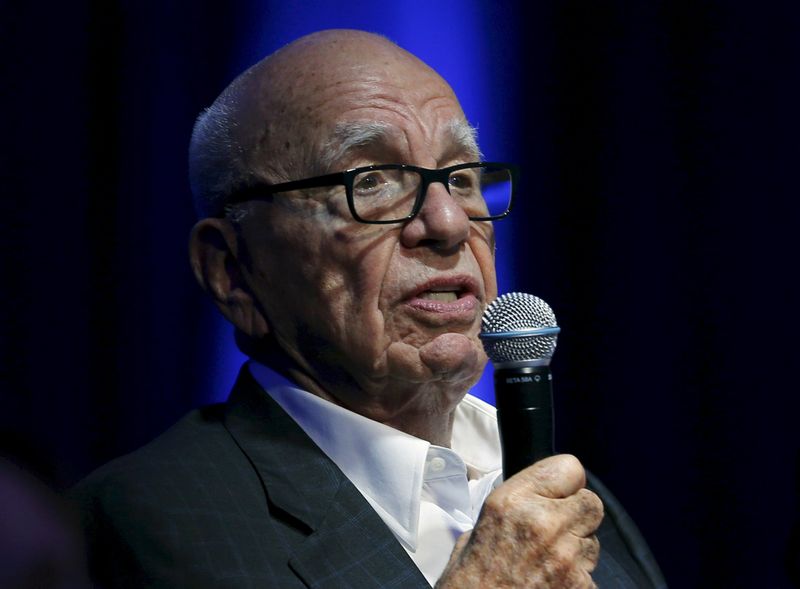 Media mogul Rupert Murdoch takes part as a judge during a global start up showcase at the Wall Street Journal Digital Live conference in Laguna Beach, California October 20, 2015. u00e2u20acu201d Reuters pic