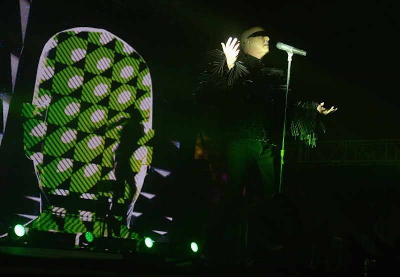 Musician Neil Tennant of Pet Shop Boys performs onstage during the 2014 Coachella Valley Music & Arts Festival in Indio, California, April 12, 2014. u00e2u20acu201d AFP pic