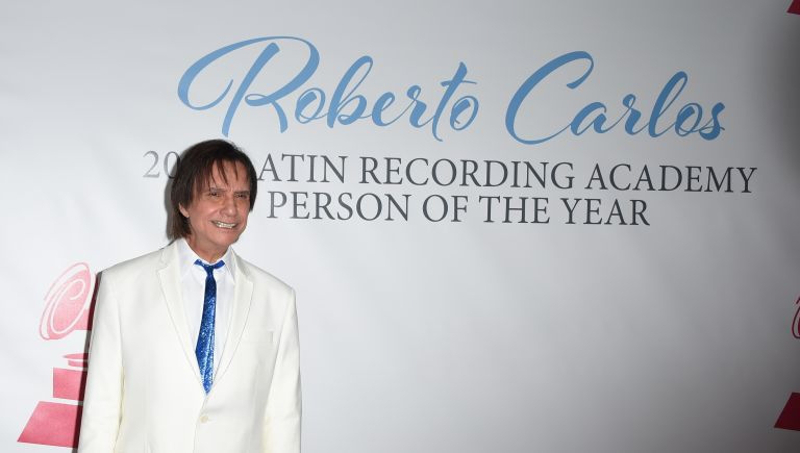 Brazilian singer and composer Roberto Carlos was named u00e2u20acu02dcPerson of the Yearu00e2u20acu2122 at the Latin Grammys held on November 18, 2015 in Las Vegas. u00e2u20acu201d AFP pic