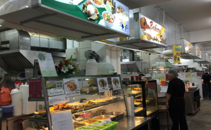 Stalls at Dignity Kitchen, a hawker centre run by Project Dignity. u00e2u20acu201d TODAY pic