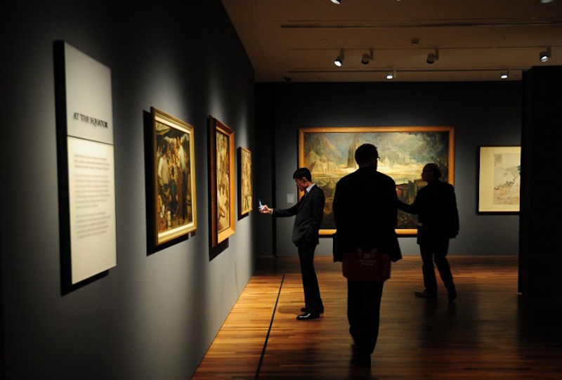 A general view of the DBS gallery 2 during the opening of the newly restored National Gallery, formerly the City Hall and High Court building, in Singapore November 23, 2015. — AFP pic