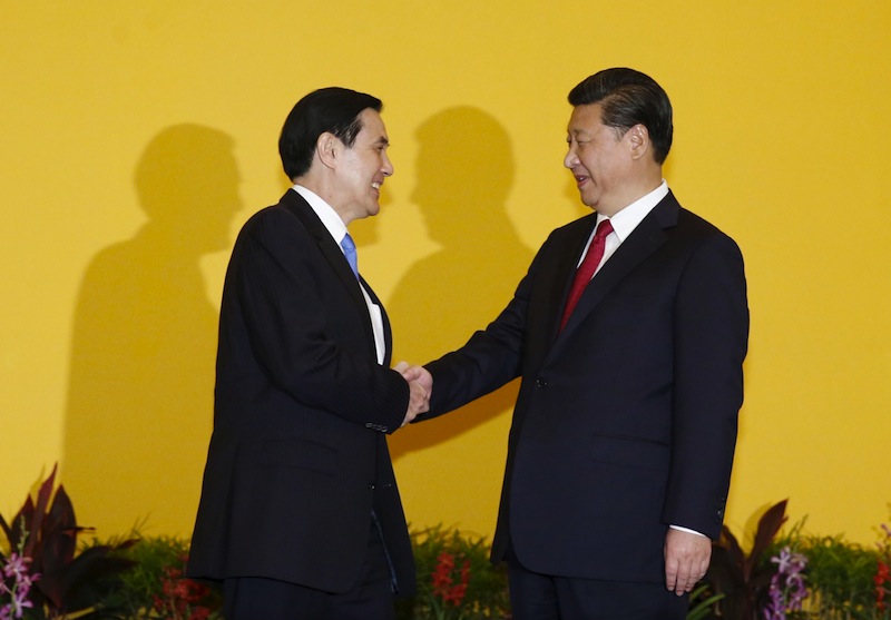 China's President Xi Jinping shakes hands with Taiwan's President Ma Yingu00e2u20acu017d-jeou during a summit in Singapore November 7, 2015. u00e2u20acu201d Reuters pic