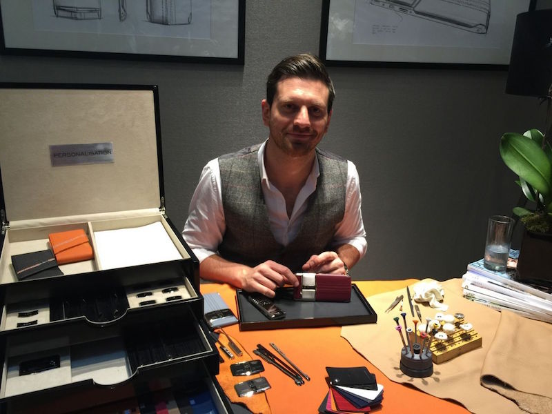 Vertu’s artisan for specialisation James Wall says leathers are sourced from the same tanneries who produce goods for other luxury brands such as Chanel, and each device is handmade in their England factory by skilled craftsmen. Phones can also be customised according to what customers want, he said. — TODAY pic