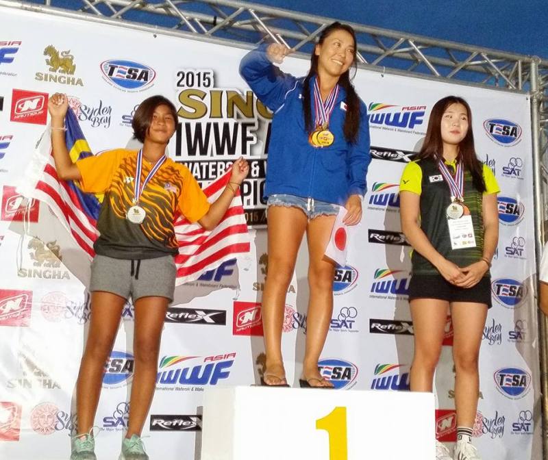 Aaliyah exceeding expectations in the women open overall discipline, winning silver behind Saaya Hirosawa of Japan. South Koreau00e2u20acu2122s Kim Su Mi was third. u00e2u20acu201d Picture courtesy of Hanifah Yoong Yin Fah