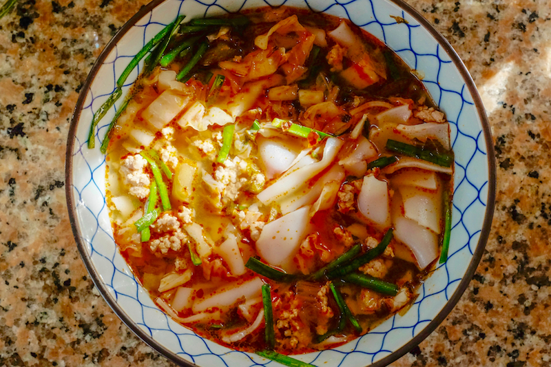 Finish the soup with herbs like mint or cilantro. — Picture by Josh Wand/Reuters