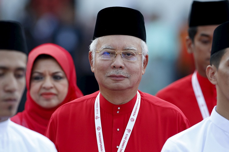 Prime Minister Datuk Seri Najib Razak inspects the Umno Youth during the annual assembly at the Putra World Trade Centre in Kuala Lumpur, December 10, 2015. u00e2u20acu201d Reuters pic
