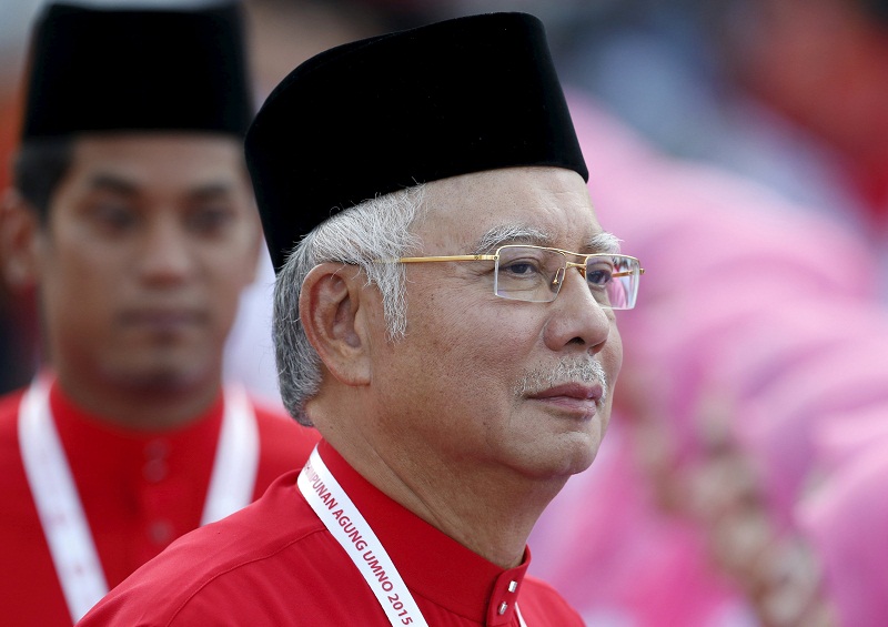 Prime Minister Datuk Seri Najib Razak inspects the Umno Youth during the annual assembly at the Putra World Trade Centre in Kuala Lumpur, December 10, 2015. u00e2u20acu201d Reuters pic