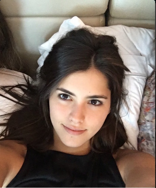 Reigning Miss Universe Paulina Vega, from Colombia, kick-started the craze with this selfie. u00e2u20acu201d Picture courtesy of Twitter