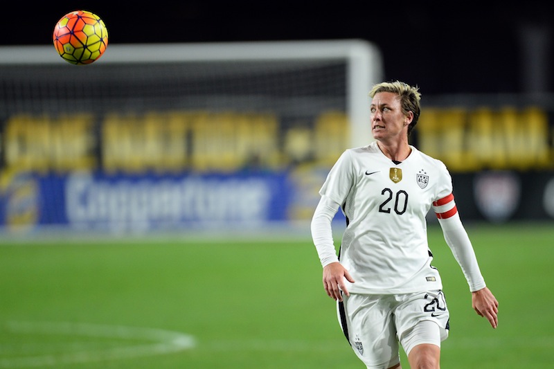 United States of America forward Abby Wambach (20) looks in a ball against China during the second half at University of Phoenix Stadium. u00e2u20acu201d Reuters pic