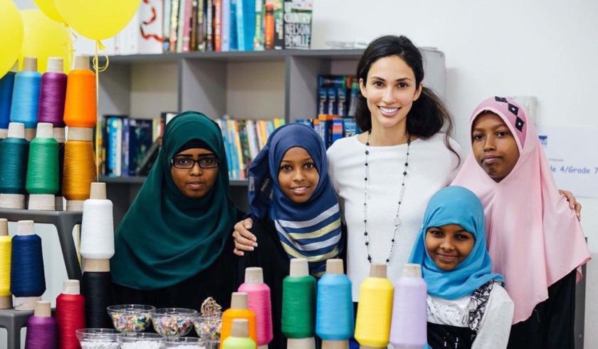 Fugee School is on a mission to see that no child gets left behind, Deborah (centre) says.