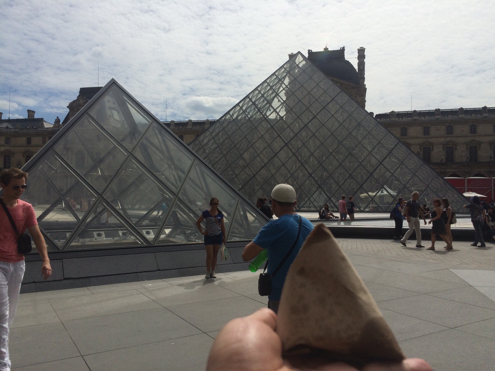 A packet of nasi lemak at the Louvre.
