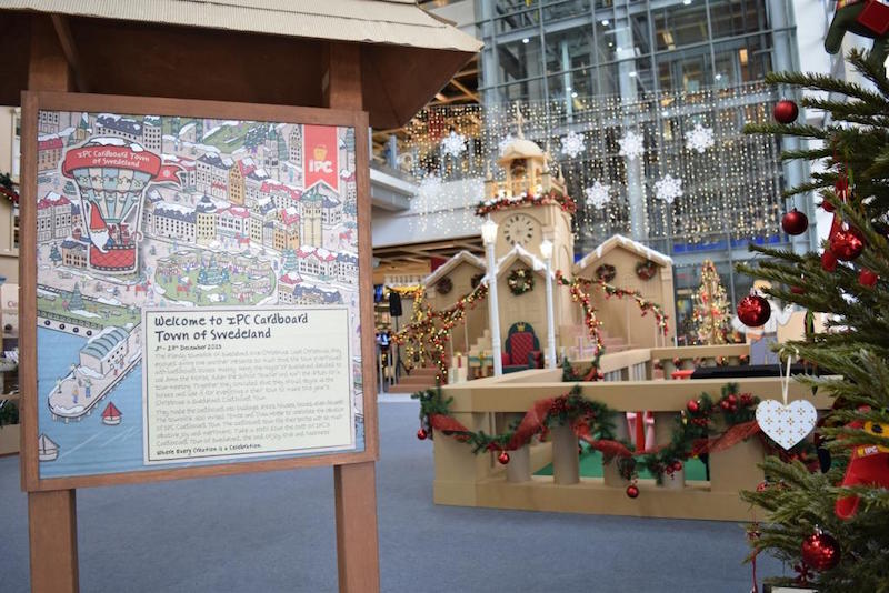 IPC have dedicated their entire Concourse area to a life-sized cardboard recreation of Stockholmu00e2u20acu2122s Gamla Stan. u00e2u20acu201d Picture courtesy of IPC Shopping Centre