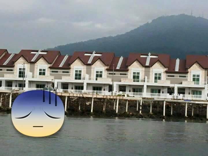 File photo of the housing project in Langkawi with air wells resembling crosses in the Pejuang Agama Bangsa Negara Facebook page. u00e2u20acu201d picture courtesy of Facebook