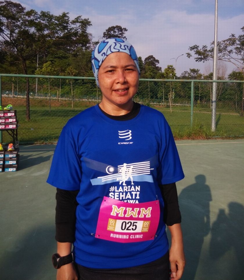 Lily Zarima Zakaria will be running her first full marathon next year.