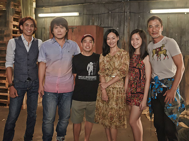 (From left) Malaysian actor Faizal Hussein, Taiwanese rock star Wu Bai, director Ho Yuhang, Hong Kong actress Kara Hui, Malaysian actress Siow Li Xuan and Hong Kong actor Simon Yam. u00e2u20acu201d Picture courtesy of Red Films