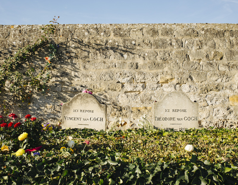 The gravesites of Vincent van Gogh and his brother, Theo, in Auvers-sur-Oise, France, October 30, 2015. — Picture by Alex Cretey-Systermans/The New York Times