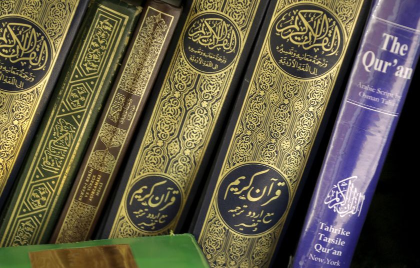 Copies of the Quran rest on a book shelf during Friday prayer service at the All Dulles Area Muslim Society in Sterling, Virginia, December 19, 2015. u00e2u20acu2022 Reuters pic