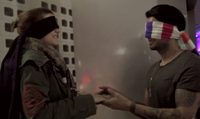 The paired-up couples were able to make surprisingly accurate assumptions about each other by relying on smell and touch.