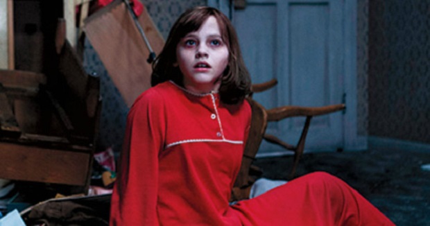 In the first image from u00e2u20acu02dcThe Conjuring 2u00e2u20acu2122, we meet Janet (Madison Wolfe), one of the four young children plagued by paranormal disturbances. 