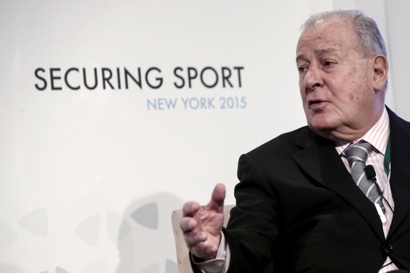 Chairman of the 2016 FIFA Reform Committee Francois Carrard at the Securing Sport 2015 conference of the International Centre for Sports Security (ICSS) in New York, November 3, 2015. REUTERS/Andrew Kelly