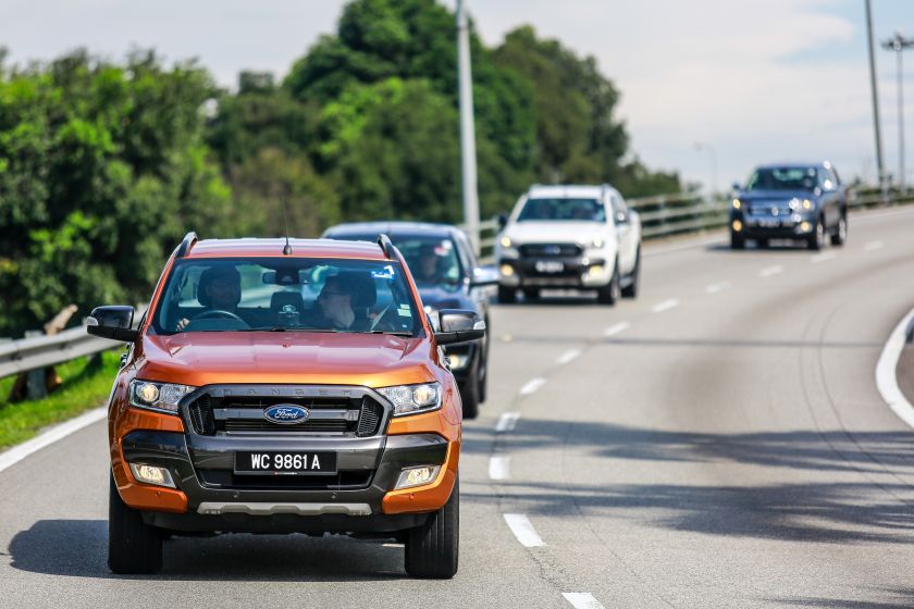 The new Ford Ranger is available with two engine options u00e2u20acu201c a 2.2 litre or a 3.2 litre common-rail diesel. u00e2u20acu201d Picture courtesy of Ford Malaysia