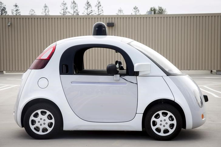 A prototype of Google's own self-driving vehicle is seen during a media preview of Google's current autonomous vehicles in Mountain View, California September 29, 2015.u00c2u00a0u00e2u20acu201d Reuters pic