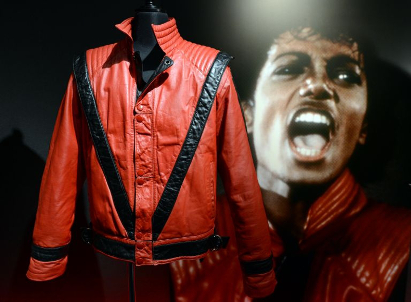 Late US pop star Michael Jacksonu00e2u20acu2122s u00e2u20acu02dcThrilleru00e2u20acu2122 style jacket. u00e2u20acu201d AFP pic