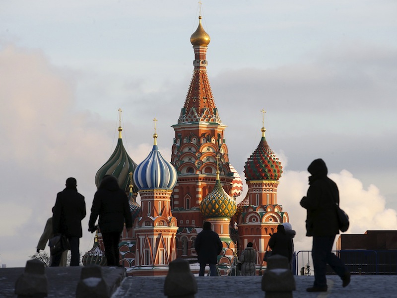 People walk in Red Square, with St. Basil's Cathedral seen in the background, in central Moscow, Russia, in this February 6, 2015 file photo. u00e2u20acu201d Reuters pic