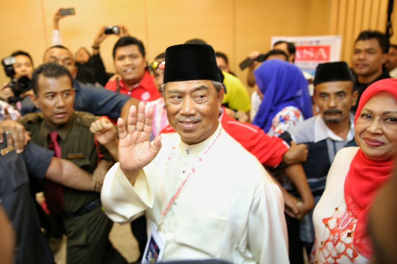Umno Deputy President Tan Sri Muhyiddin Yassin arrives at the Umno General assembly, December 9, 2015. u00e2u20acu2022 Picture by Saw Siow Feng