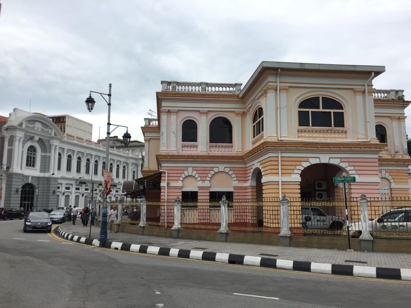The immigration building (right) and Penang state Islamic religious department building (left) have been identified as national heritage buildings but are not gazetted yet. u00e2u20acu2022 Pictures by K. E. Ooi