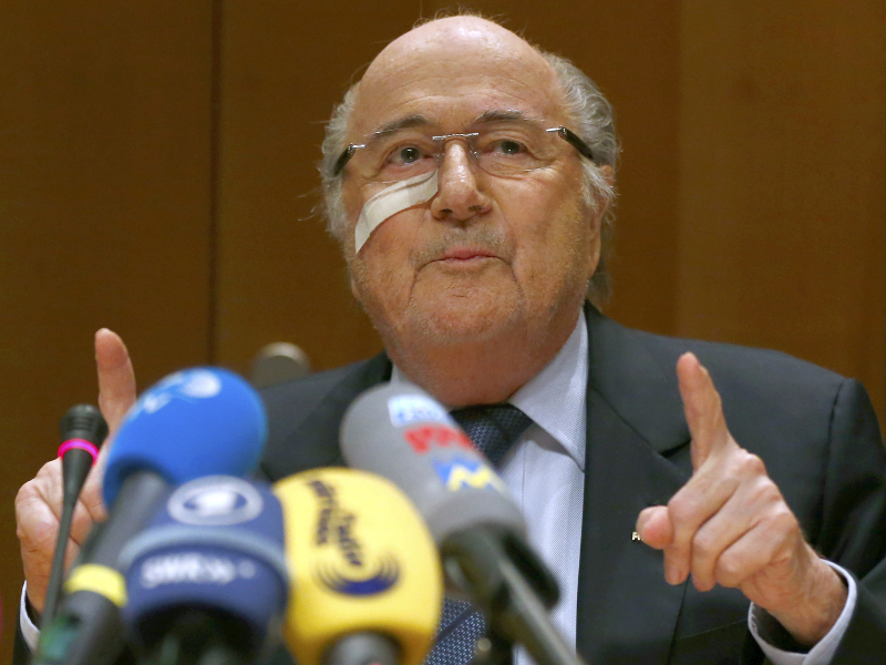 FIFA's suspended president Sepp Blatter holds a news conference in Zurich, Switzerland, December 21, 2015. u00e2u20acu201d Reuters pic
