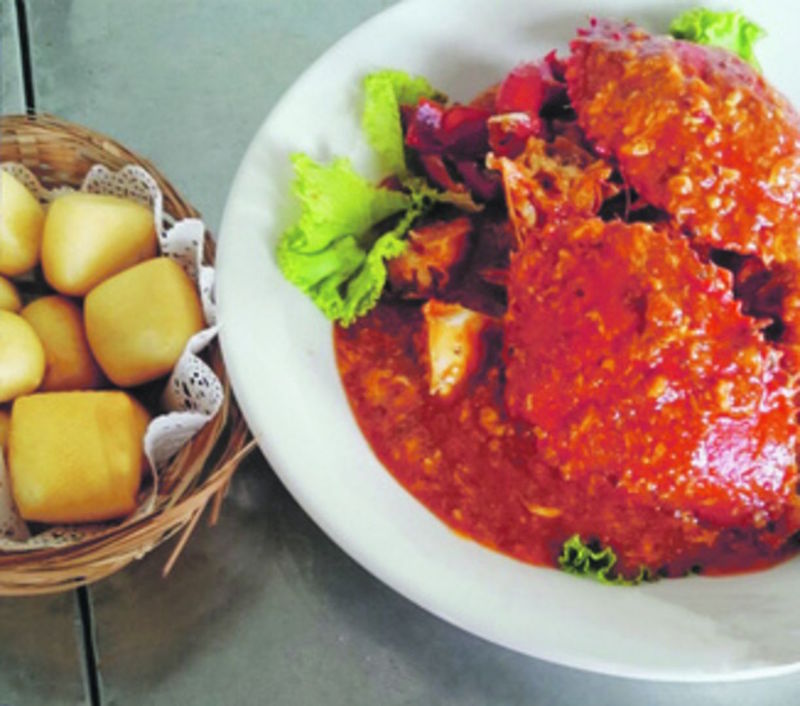 Chilli crab at Smith Marine Kelong Restaurant. — Smith Marine pic