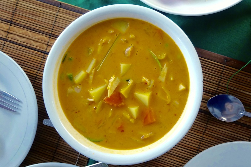 The buttery orange broth of Secret Soup hides a plethora of fresh vegetables alongside lemongrass, galangal, kaffir lime and chicken. u00e2u20acu201d Reuters pic