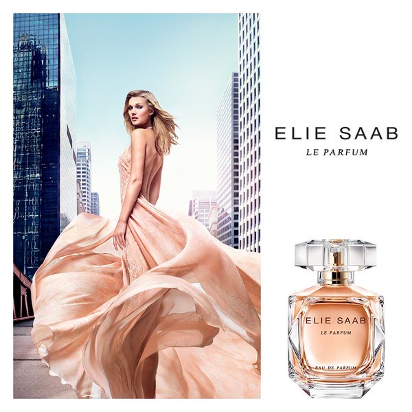 Toni Garrn is the new face of Elie Saab Le Parfum in an ad campaign photographed by Mario Sorrenti. u00e2u20acu201d Handout via AFP