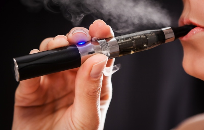 E-cigarettes work by delivering nicotine in a water vapor which produces puffs of air, unlike a traditional cigarette which delivers nicotine by burning tobacco, which produces a smoke. u00e2u20acu201d AFP pic