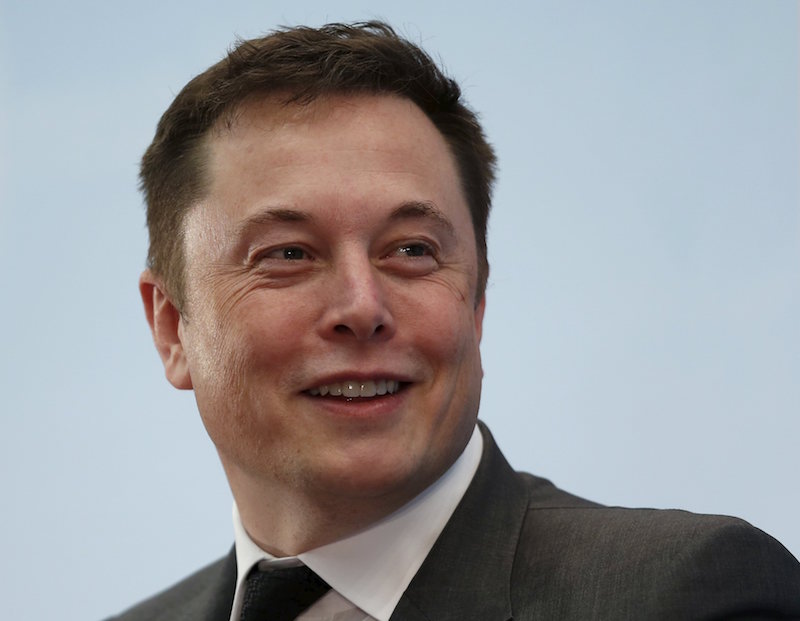 Tesla Chief Executive Elon Musk smiles as he attends a forum on startups in Hong Kong, China January 26, 2016. u00e2u20acu201d Reuters pic