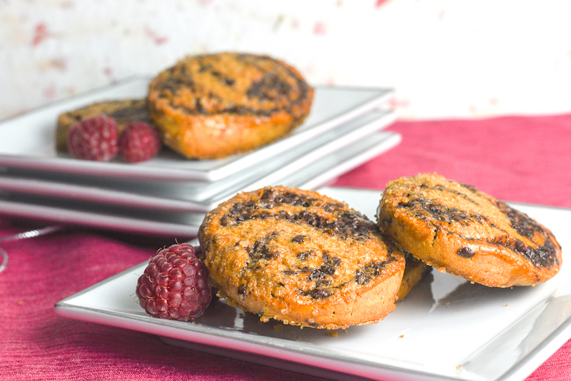 In these cookies, chocolate and raspberries are equal partners. u00e2u20acu201d Picture by TheWeiserKitchen via Reuters