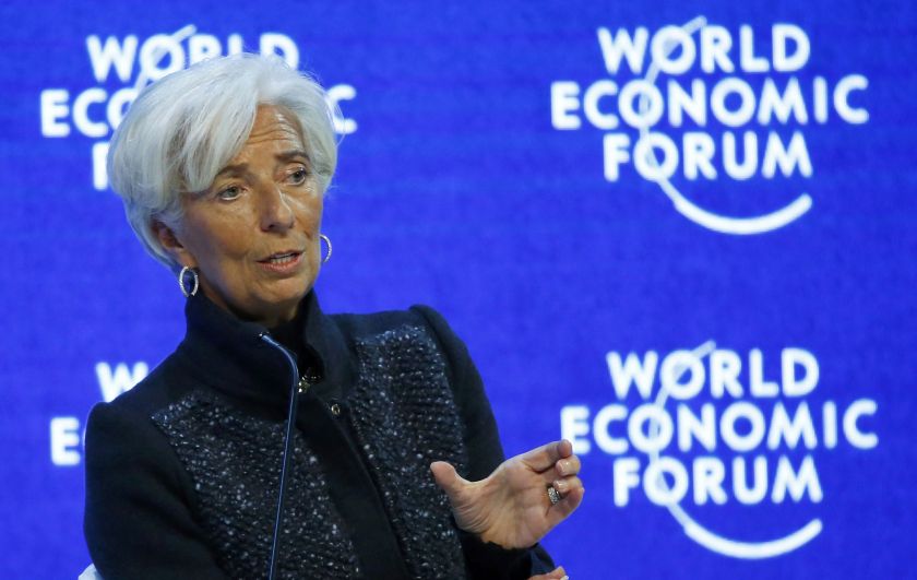 Christine Lagarde, Managing Director of the International Monetary Fund (IMF) attends the session u00e2u20acu02dcThe Global Economic Outlooku00e2u20acu2122 during the annual meeting of the World Economic Forum (WEF) in Davos, Switzerland January 23, 2016.. u00e2u20acu201d Reuters pic