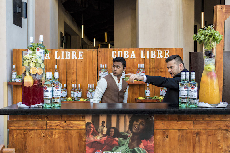 The cocktail station at the Arboretum restaurant in the Jumeirah Al Qasr — hotels are one of the very few places in the city that have alcohol — inside the Madinat Jumeirah resort, in Dubai, United Arab Emirates, December 18, 2015. — Picture by Christophe Viseux/The New York Times