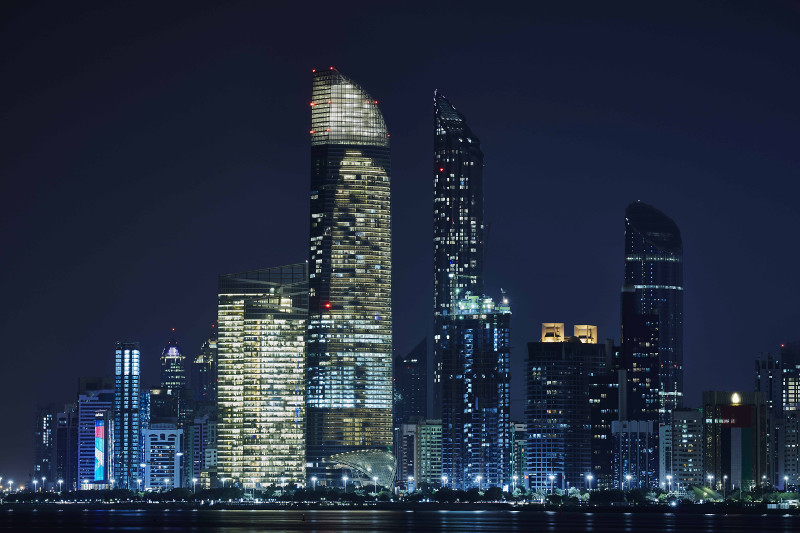 The skyline of Abu Dhabi, in the United Arab Emirates, November 29, 2015. — Picture by Andy Haslam/The New York Times