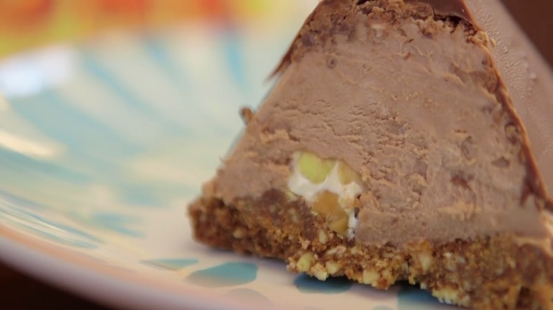 Try out this delicious creamy Toblerone cheesecake recipe, made into a pyramid shape, from YouTube channel Sorted Food.