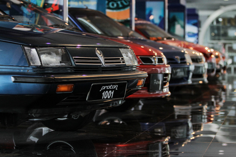 A collection of cars from 1985 is seen at the Proton Centre of Excellence Complex in Subang Jaya, Jan 18, 2016. u00e2u20acu201d Picture by Yusof Mat Isa
