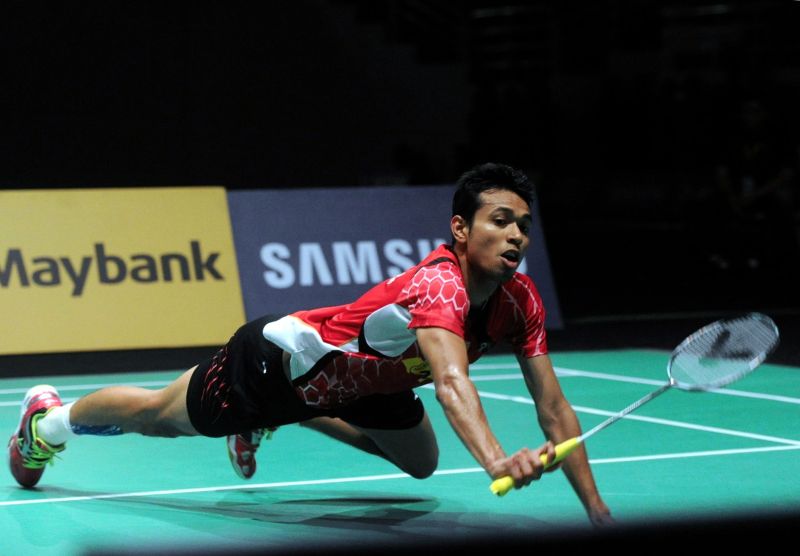 Iskandar stretches for all he could muster.