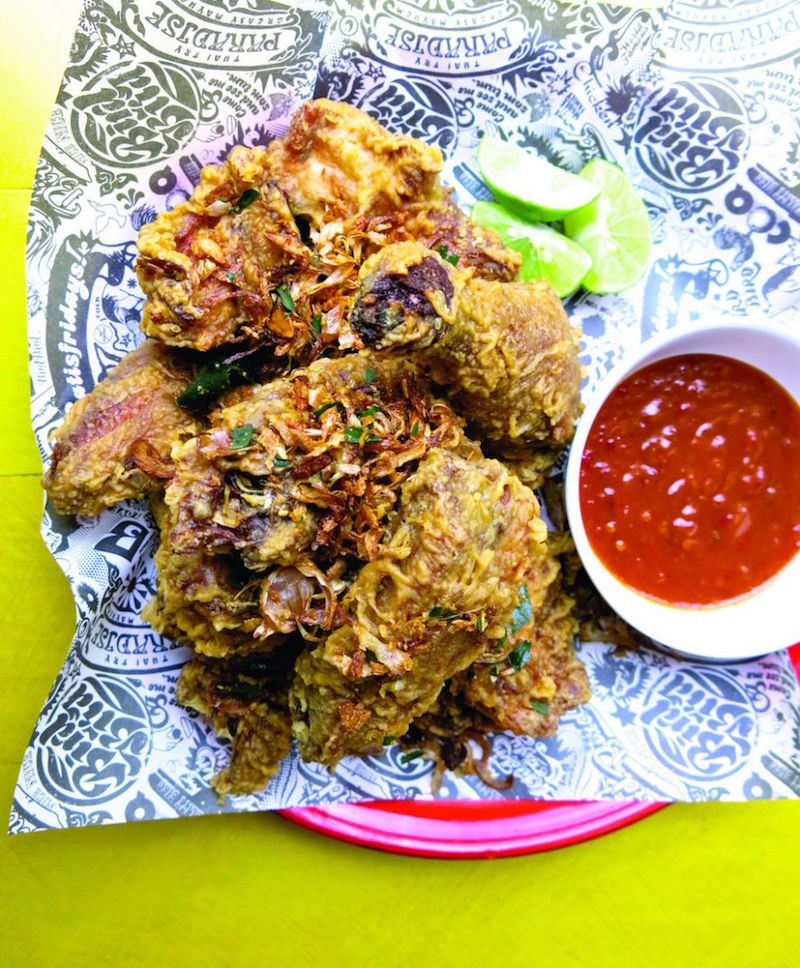 Gai Tod: Southern-style Thai fried chicken served with spicy dipping sauce. — TODAY pic