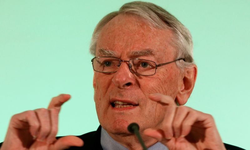 World Anti-Doping Agency's former president, Dick Pound, who heads the commission into corruption and doping in athletics, at a news conference in Unterschleissheim near Munich, January 14, 2016. u00e2u20acu201d Reuters pic
