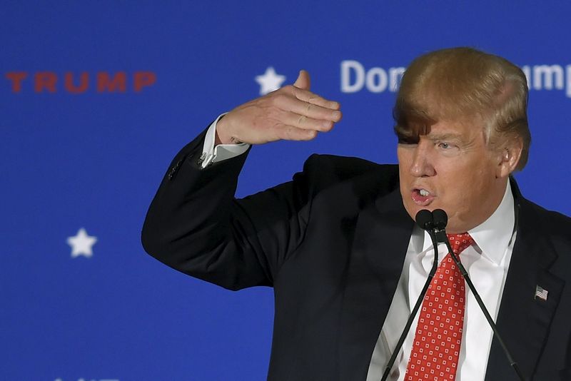 US Republican presidential candidate Donald Trump addresses the audience at a campaign rally in Nashua, New Hampshire January 29, 2016. u00e2u20acu201d Reuters pic