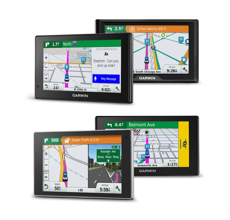 The Garmin Drive product line can pre-warn drivers about an upcoming hairpin turn, for example, give directions via landmarks rather than road signs for clarity, and automatically build in rest stops to a journey. — Garmin pic