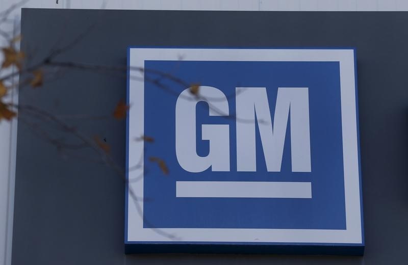 The GM logo is seen at the General Motors Lansing Grand River Assembly Plant in Lansing, Michigan October 26, 2015. Photo taken October 26. u00e2u20acu201d Reuters pic