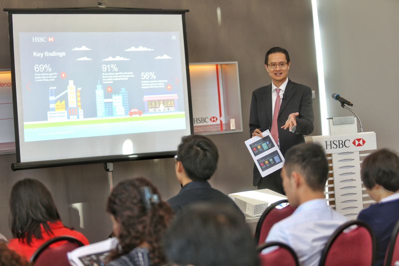 HSBCu00e2u20acu2122s country head of wealth management, Lim Eng Seong, speaks on retirement trends in Kuala Lumpur, January 29, 2016. u00e2u20acu2022 Picture by Saw Siow Feng